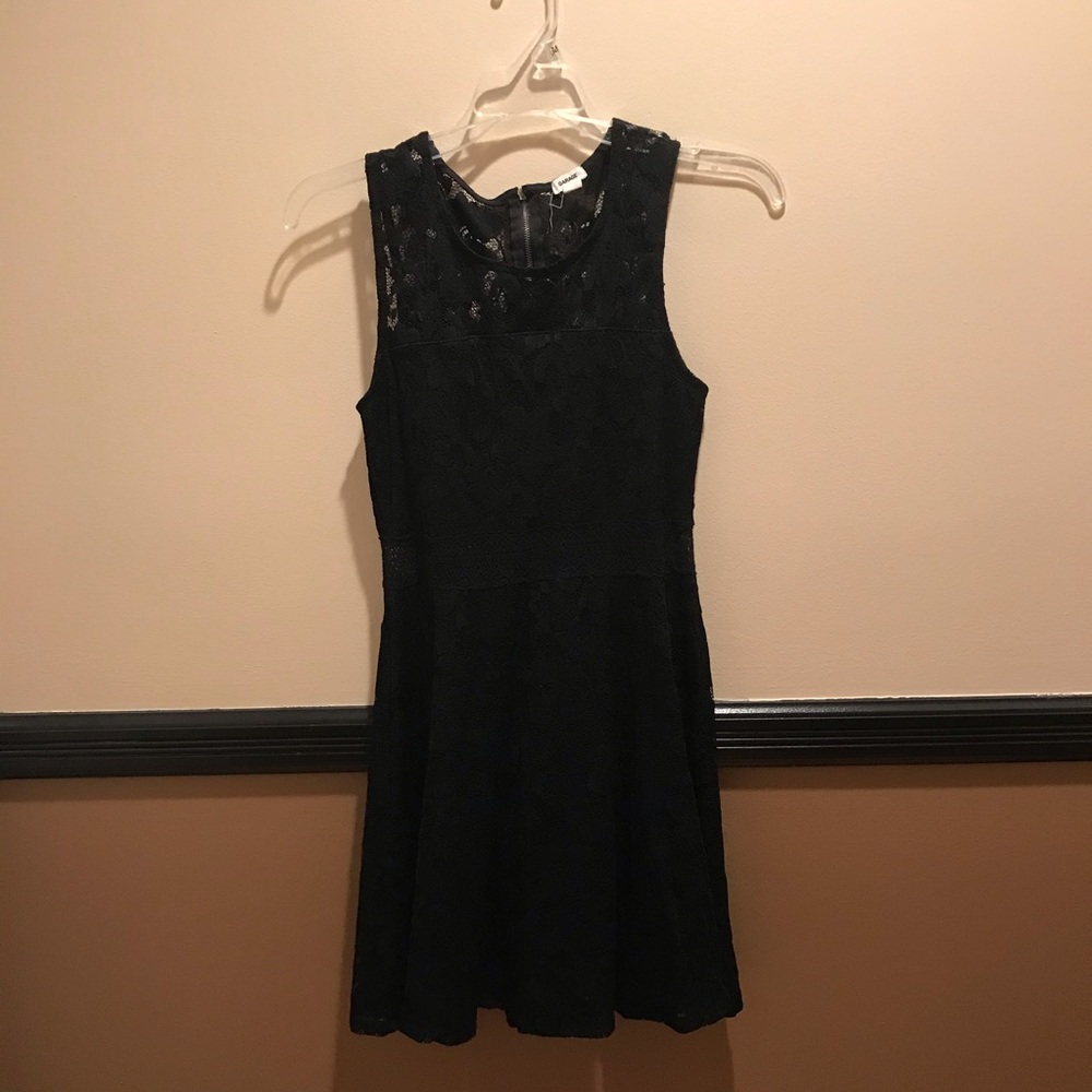 Garage Lacy Black Dress